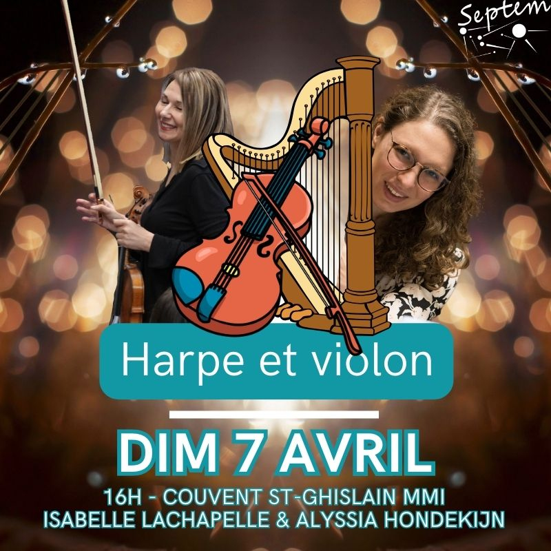 Concert | Harpe et violon | Isabelle Lachapelle
