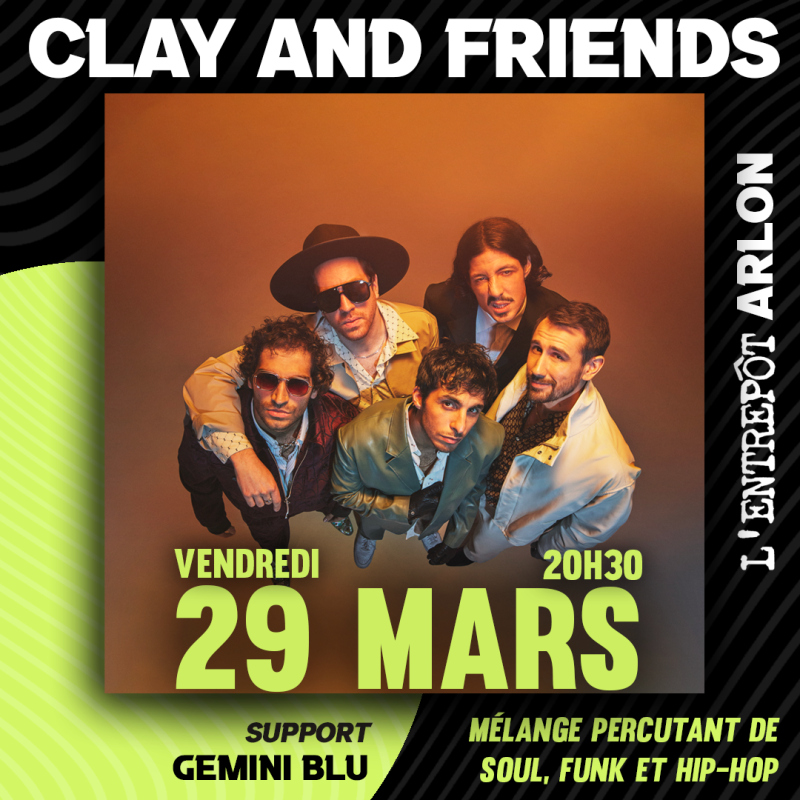 Clay and Friends + Gemini Blu
