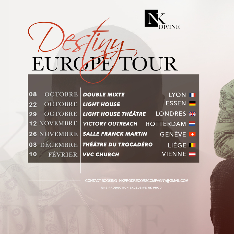 Destiny Europe Tour